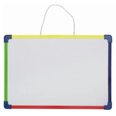 Abbildung von MAUL Whiteboard MAULfun 24x35cm Tragbares zum Aufhängen Bunte Tafel Beschriften Beidseitig beschreibbare Magnettafel Praktische Magnetwand für Büro Mehrfarbig