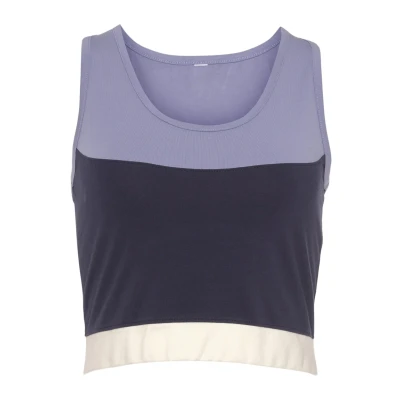 Abbildung von Lascana Active CROP Top, Damen, Größe: XS, Blau/creme