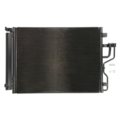 Abbildung von NRF EASY FIT 350334 Klimakondensator mit Trockner, Dichtring 14,3 12,8 Aluminium 485 HYUNDAI: ix35