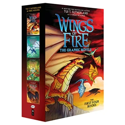 Abbildung von Wings of Fire 1 4: the Dragonet Prophecy / Lost Heir Hidden Kingdom Dark Secret