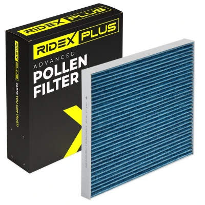 Abbildung von RIDEX PLUS 424I0494P Innenraumfilter OPEL: Astra J Schrägheck, Meriva B, GTC, CHEVROLET: Cruze Kombi, Trax I, Aveo Schrägheck