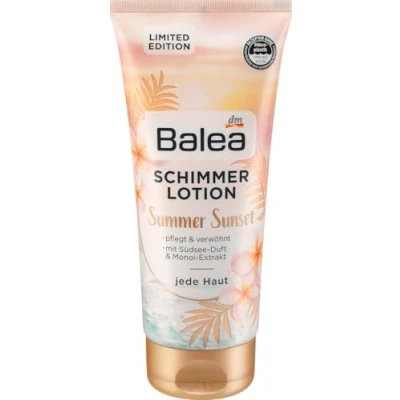Abbildung von Balea Schimmerlotion Bodylotion Eternal Summer mit perlmuttfarbenem Schimmer, 200 ml (Limited Edition)