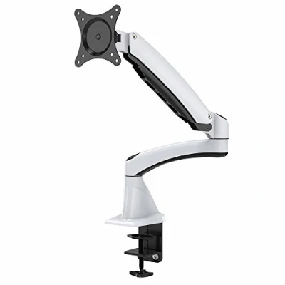 Abbildung von HFTEK Monitorarm Stand Halterung Halter Tischhalterung für Bildschirme von 15 bis 27 Zoll VESA 75/100 (DS112FW)