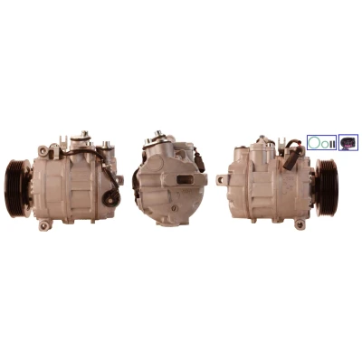 Abbildung von LUCAS ACP540 Kompressor PAG 46 R 134a mit Dichtungen AUDI: A4 B6 Avant, B7 Limousine, SMART: Forfour I