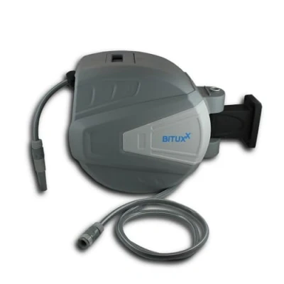 Abbildung von Bituxx Wand Wasser Schlauchtrommel Schlauchaufroller Wasserschlauchaufroller Schlauchbox Automatik (30 m)