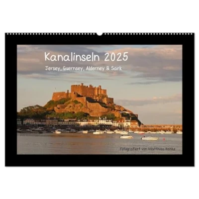 Abbildung von Kanalinseln 2025 (Wandkalender DIN A2 quer), CALVENDO Monatskalender: Jersey, Guernsey, Alderney &amp; Sark