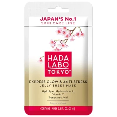 Abbildung von Hada Labo Tokyo Premim Express Glow Anti Stress Jelly Sheet Mask