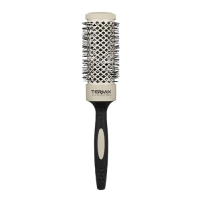 Abbildung von Termix Evolution Soft Ø37 Thermo Rundbürste mit speziellen Borsten für feines Haar. Erhältlich in 8 Durchmessern und im Paketformat.