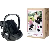Abbildung von Corolle 9000141880 Cybex 2 in 1 Puppenhalter, schwarz, Zubehör, für Puppen 36 und 42 cm, ab 3 Jahren