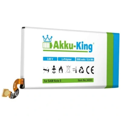 Abbildung von Akku King kompatibel mit Samsung EB BN950ABE Li Polymer 3500mAh für Galaxy Note 8, 8 Duos, Duos TD LTE