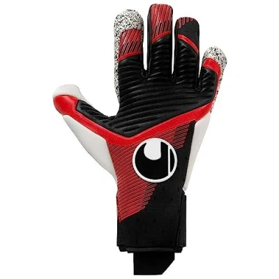 Abbildung von uhlsport Powerline Supergrip+ Flex HN Fußball Torwarthandschuhe für Kinder und Erwachsene Unisex Torhüter Handschuhe mit Absolutgrip Supergrip Haftschaum, 6.5