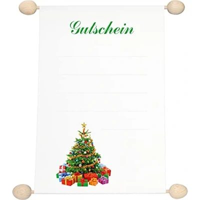 Abbildung von RNKVERLAG 28719 Gutschein Idee &amp; Stil „Weihnachtsbaum“, DIN A6, 1 Stück