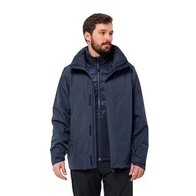 Abbildung von Jack Wolfskin 3 in 1 Funktionsjacke &quot;LUNTAL 3IN1 JKT M&quot;, mit Kapuze