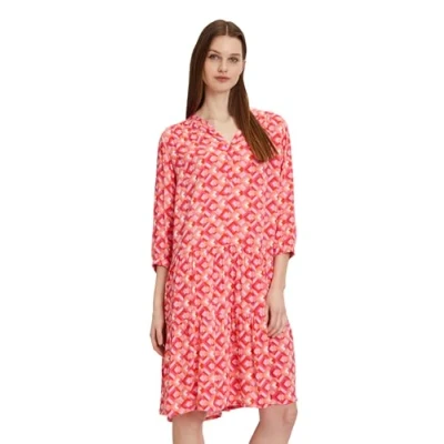 Abbildung von Betty Barclay MIT 3/4 ARM Freizeitkleid, Damen, Größe: 44, Pink rosa