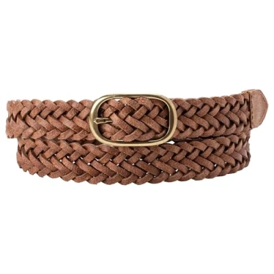 Abbildung von Levi&#039;s WOMEN&#039;S Charlie Braid BELT Gürtel, Damen, Größe: 85, Brown