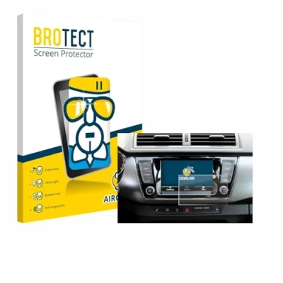 Abbildung von BROTECT Schutzglas für Skoda Fabia 3 Combi Schutzfolie Panzer Folie Glas [Extrem Kratzfest 9H, Anti Fingerprint, Ultra Transparent]