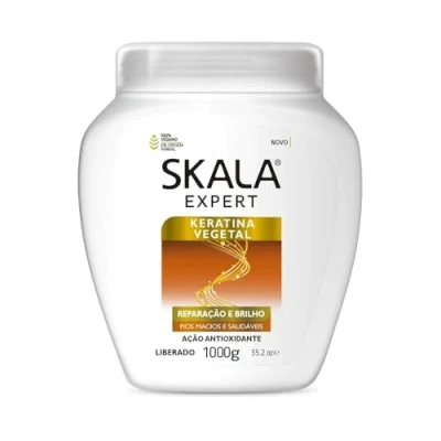 Abbildung von Skala Expert Haarmaske/Pflegecreme Keratina Gemüse 1000 ml, 100% vegan, hydratisiert und tief repariert.
