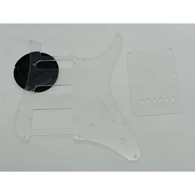Abbildung von KAISH Transparentes Gitarren Schlagbrett (Pickguard) und Backplate, passend für Yamaha Pacifica Gitarre