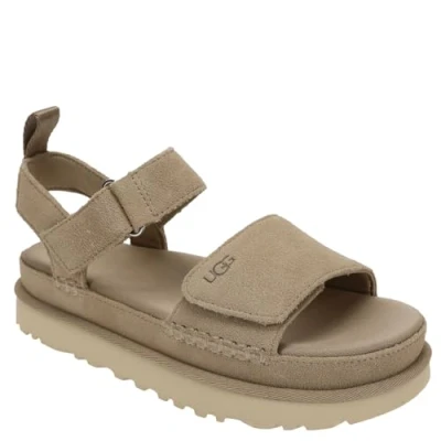Abbildung von UGG Goldenstar Plateausandalette, Damen, Größe: 37, Sand Schuhe
