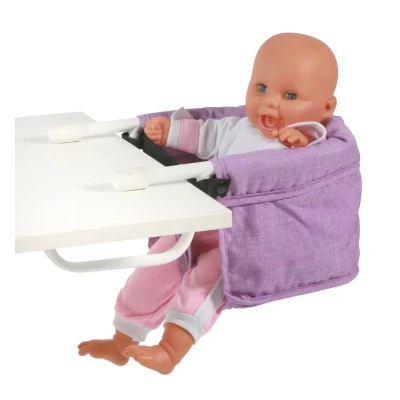 Abbildung von CHIC2000 Puppen Tischsitz Melange lila