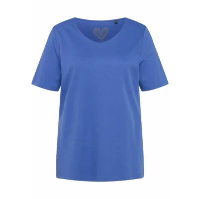 Abbildung von Ulla Popken Tshirt basic, Damen, Größe: 50/52, Vert turquoise