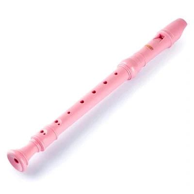 Abbildung von Sondery Sopran Blockflöteninstrument, deutsche Griffweise, langlebige Anfängerblockflöte, leicht zu spielender Kunststoffkörper, inklusive Grifftabelle, Tragetasche