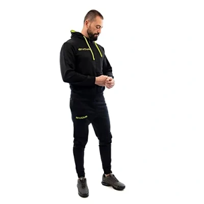 Abbildung von Givova Unisex King 4 Season Passen, Schwarz/Fluogelb, XL