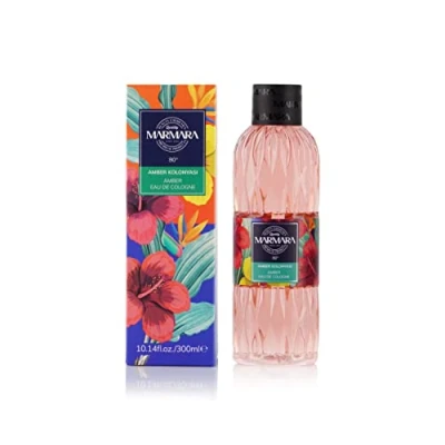 Abbildung von MARMARA BEAUTY Eau de Cologne Amber 300ml 80 Alkohol erfrischender Duft für Frauen Duftwasser Damen Erfrischt kühlt Holzig &amp; Würzig EDC Women beruhigend