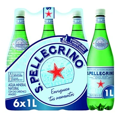 Abbildung von San Pellegrino Sprudelndes natürliches Mineralwasser, 6 x 1 l