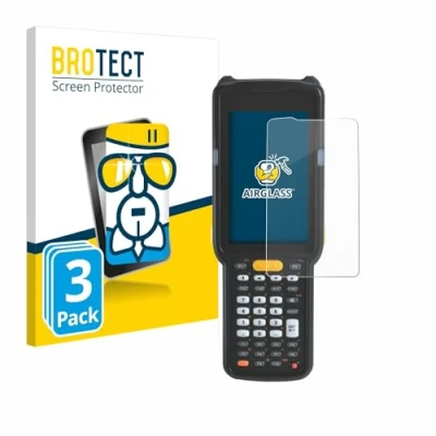 Abbildung von BROTECT Schutzglas für Zebra MC330 (3 Stück) Schutzfolie Panzer Folie Glas [Extrem Kratzfest 9H, Anti Fingerprint, Ultra Transparent]