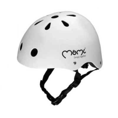 Abbildung von Momi Unisex Children Mimi Kinderhelm verstellbare, für Kopfumfang 47 58 cm, stoßfeste ABS Außenschale, schlagfeste EPS Innenschale, Rosa Matt,