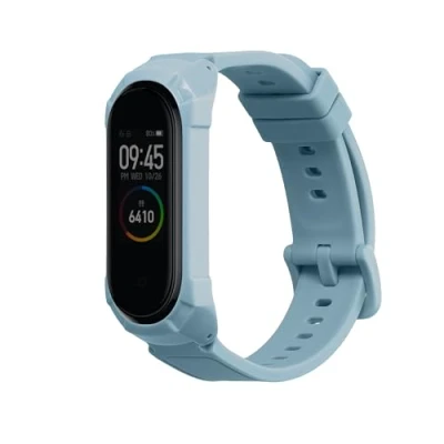 Abbildung von kwmobile Uhrenarmband Sportarmband für Xiaomi Mi Band 6 / 5 4, Armband TPU Silikon Fitnesstracker