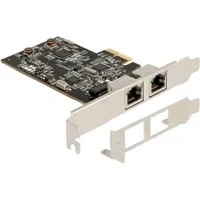Abbildung von PCI Express x2 Karte auf 2 x RJ45 2,5 Gigabit, LAN Adapter