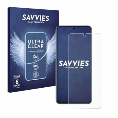 Abbildung von Savvies 6 Stück Schutzfolie für OnePlus 10R Displayschutz Folie Ultra Transparent