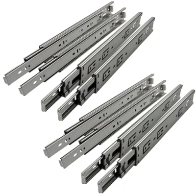 Abbildung von SOTECH 4 Paar (8 Stück) Vollauszüge KV1 45 H45 L300 NF 300 mm (eingeschoben) Schubladenschienen kugelgelagert Tragkraft Kg