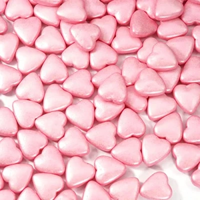 Abbildung von Streusel Glück Zuckerherzen Liebe rosa pearl 180g Zuckerstreusel Sprinkles Herzen Zucker Zuckerdekor Deko für Torten Kuchen Cupcakes Muffins Geburtstag Hochzeit Weihnachten