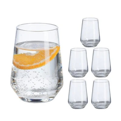 Abbildung von relaxdays Gläser Set Trinkgläser 6er Set, Glas