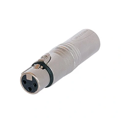 Abbildung von Neutrik NA3FMX XLR (3 pin) Silber Kabelschnittstellen /Gender Adapterter
