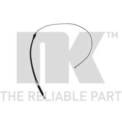 Abbildung von NK 9047129 Handbremsseil 1718/551 Scheibenbremse VOLKSWAGEN: Caddy 3 Kombi, Kastenwagen