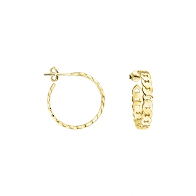 Abbildung von Sofia Milani Steck Cable Ohrringe, Damen, Größe: One Size, Gold coloured