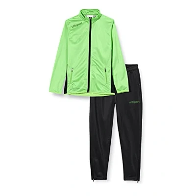 Abbildung von uhlsport Essential Classic SET Trainingsanzug, Herren, Größe: Small, Neon grün/schwarz