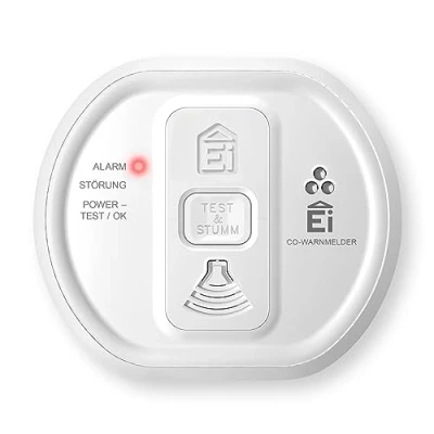 Abbildung von Ei Electronics Ei208 Kohlenmonoxidmelder, CO Melder mit Batterie für 10 Jahre, Stand Alone Gerät, weiß