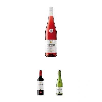 Abbildung von Torres Miguel Spanien NATUREO Alkoholfrei ROSE Wein 0,75 Liter + ROT WEISS
