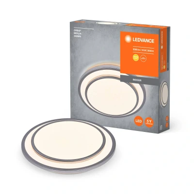 Abbildung von Ledvance SPOT TWIST Einbau Downlight, schwarz, 5W, 400lm, 830 WT, 70mm Durchmesser, warmweiße Lichtfarbe, bis zu 90% Energieersparnis im Vergleich Halogen Downlights, einfache Montage, 3000K