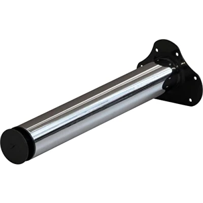 Abbildung von ib style 4er Set Tischbeine Möbelfüße L 900 mm / 60 Rund Verchromt