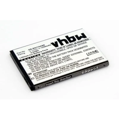 Abbildung von vhbw Akku Ersatz für Samsung EB BG110ABE Handy Smartphone Telefon (1250mAh, 3,7V, Li Ion)