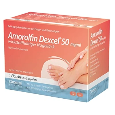 Abbildung von Amorolfin Dexcel 50mg Nagellack 3 ml