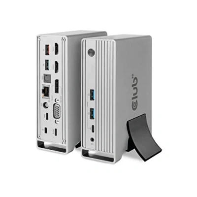 Abbildung von Club3D USB Gen2 Typ C Dreifach Display DP Alt Modus + Displaylink™ Dynamic PD Ladestation mit 120 Watt PS