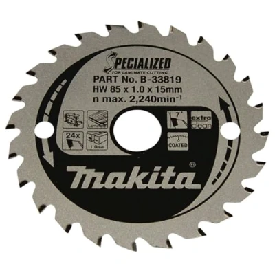 Abbildung von Kreissägeblatt Laminat Makita Specialized 85x15x1,0 24T