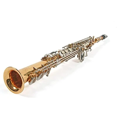 Abbildung von Karl Glaser Sopran Saxophon, gerade, gold/chrom, mit Koffer